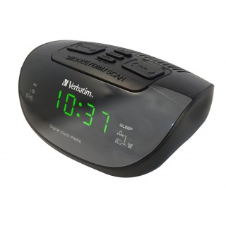 Verbatim - Radio Clock l  0.6" Green LED Display l  Dual Alarm